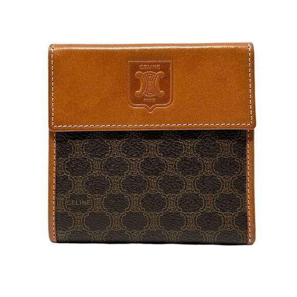 Celine Macadam Bifold Leather Wallet - Picture 1 of 6
